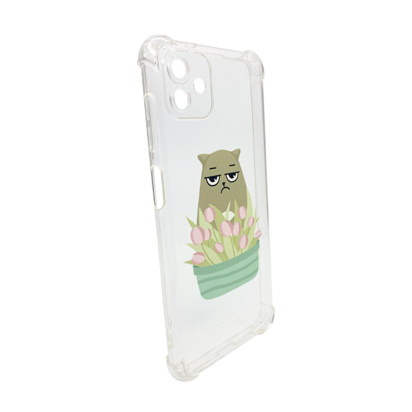 Чохол Wave Cute Case для Samsung A04-2022/A045 Clear Cat is a Mood with Camera Lens