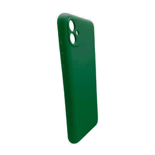 Чехол Original Soft Touch Case for Samsung A04-2022/A045 Dark Green with Camera Lens