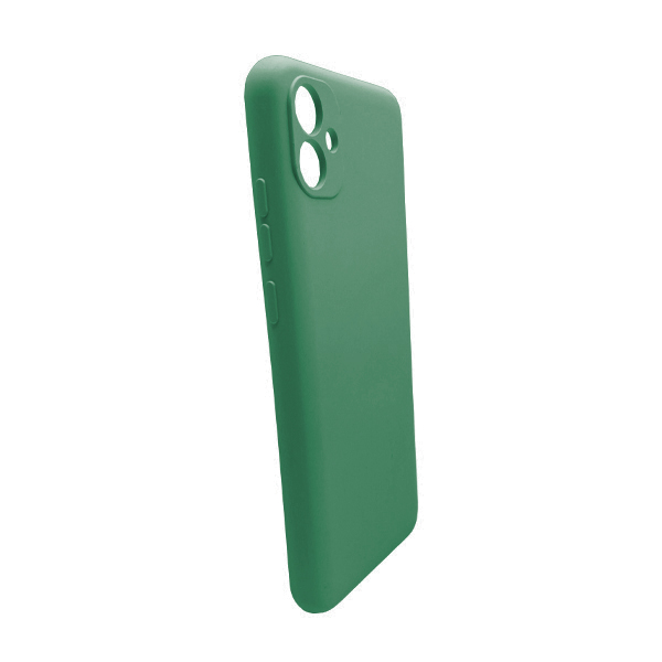 Чехол Original Soft Touch Case for Samsung A04e-2022/A042 Dark Green with Camera Lens