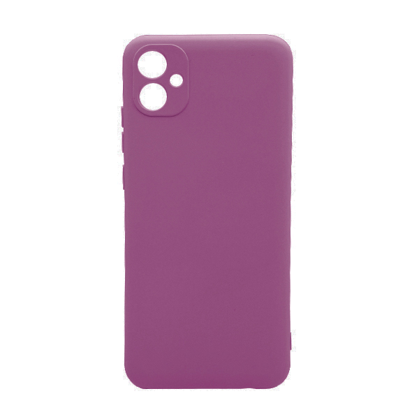 Чехол Original Soft Touch Case for Samsung A04-2022/A045 Purple with Camera Lens