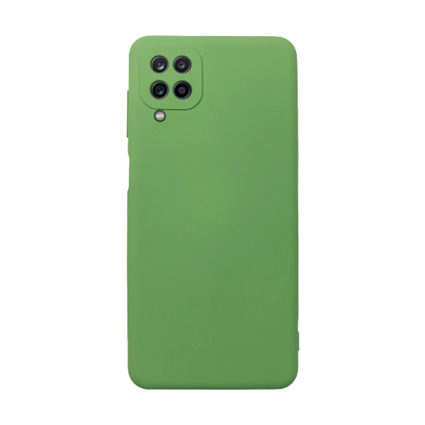 Чехол Original Soft Touch Case for Samsung A12-2021/A125/M12-2021 Green with Camera Lens