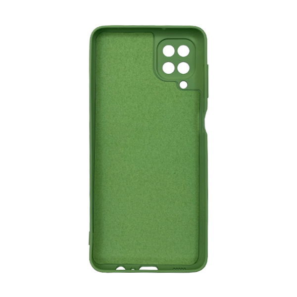 Чехол Original Soft Touch Case for Samsung A12-2021/A125/M12-2021 Green with Camera Lens