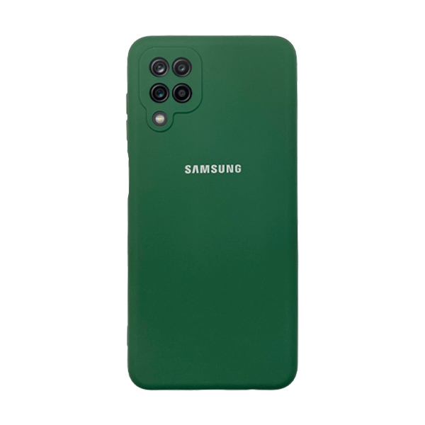 Чохол Original Soft Touch Case for Samsung A12-2021/A125/M12-2021 Pine Green with Camera Len