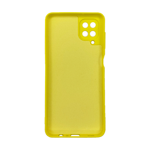 Чохол Original Soft Touch Case for Samsung A12-2021/A125/M12-2021 Yellow with Camera Lens