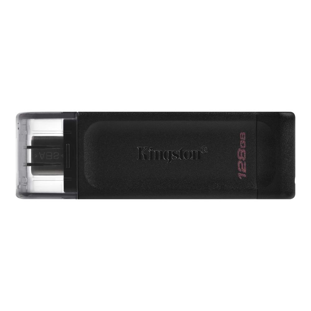 Флеш-накопичувач USB3.2 128GB Type-C Kingston DataTraveler 70 Black (DT70/128GB)