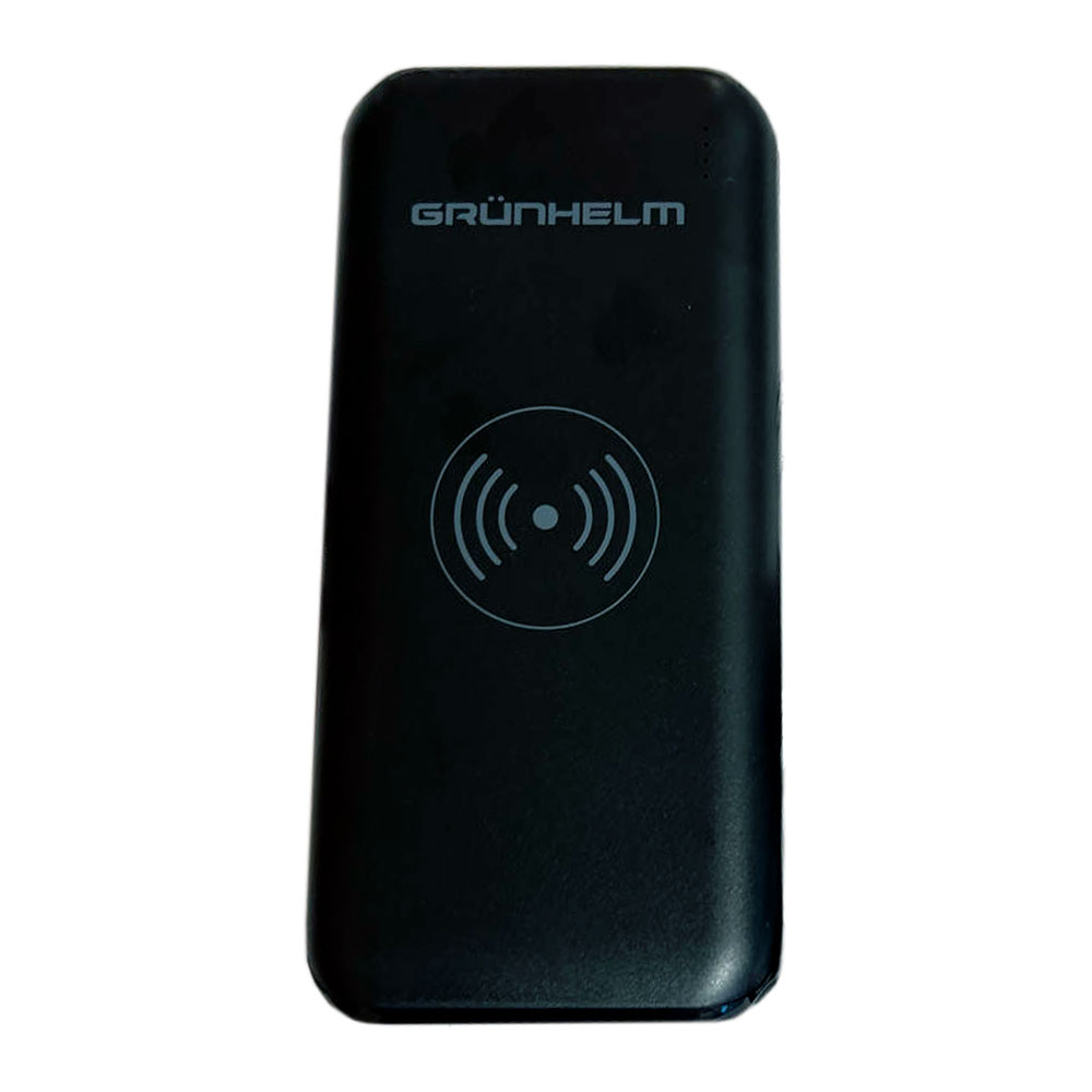 Power Bank, Портативна батарея 10.000 mAh, чорний - GP-45AB-WQC (GRUNHELM)