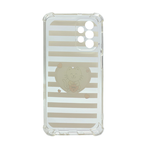 Чохол Wave Cute Case для Samsung A33-2022/A336 Clear Kitty Love with Camera Lens