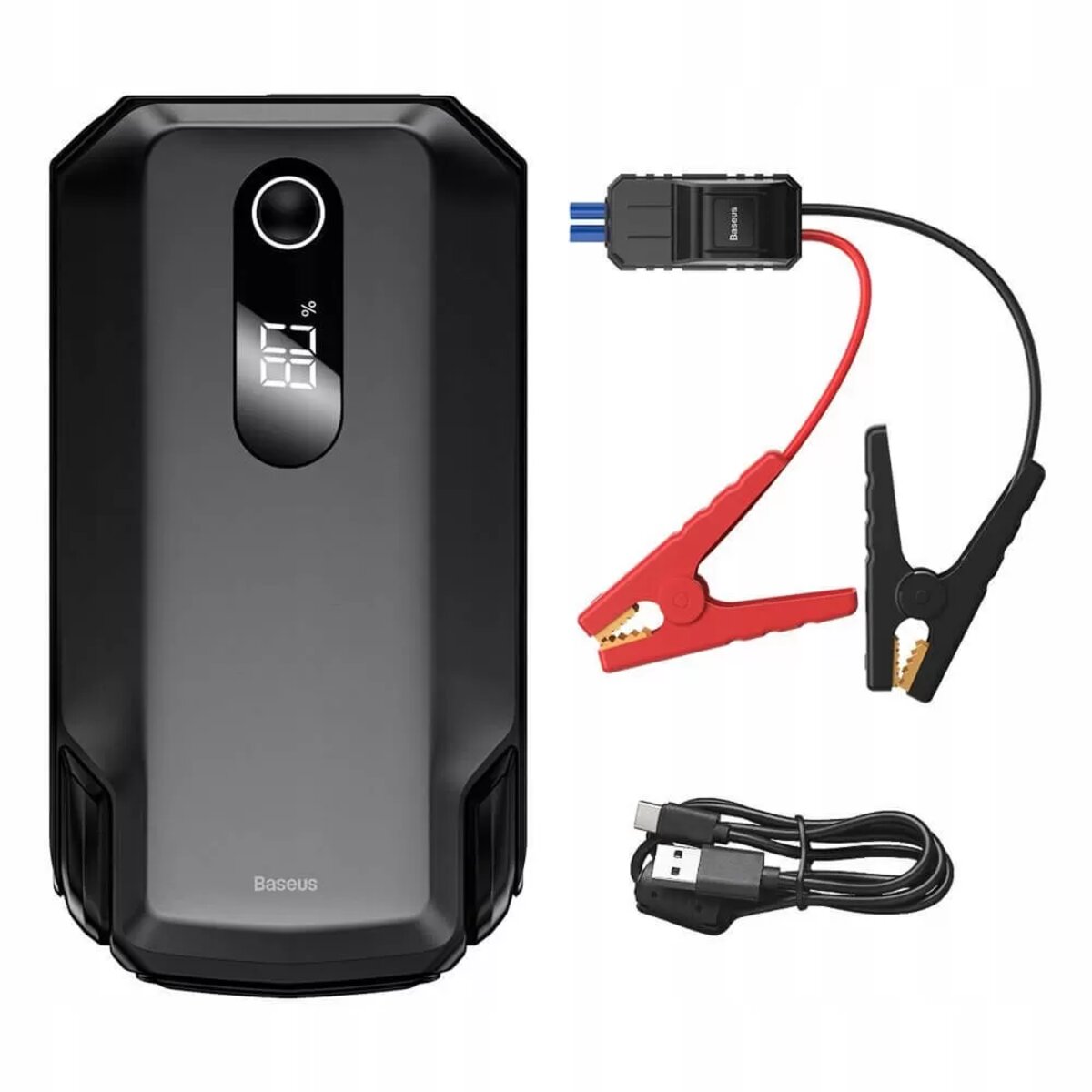 Автомобільний пуско-зарядний пристрій Baseus Super Energy Max Car Jump Starter (20 000mAh) Black