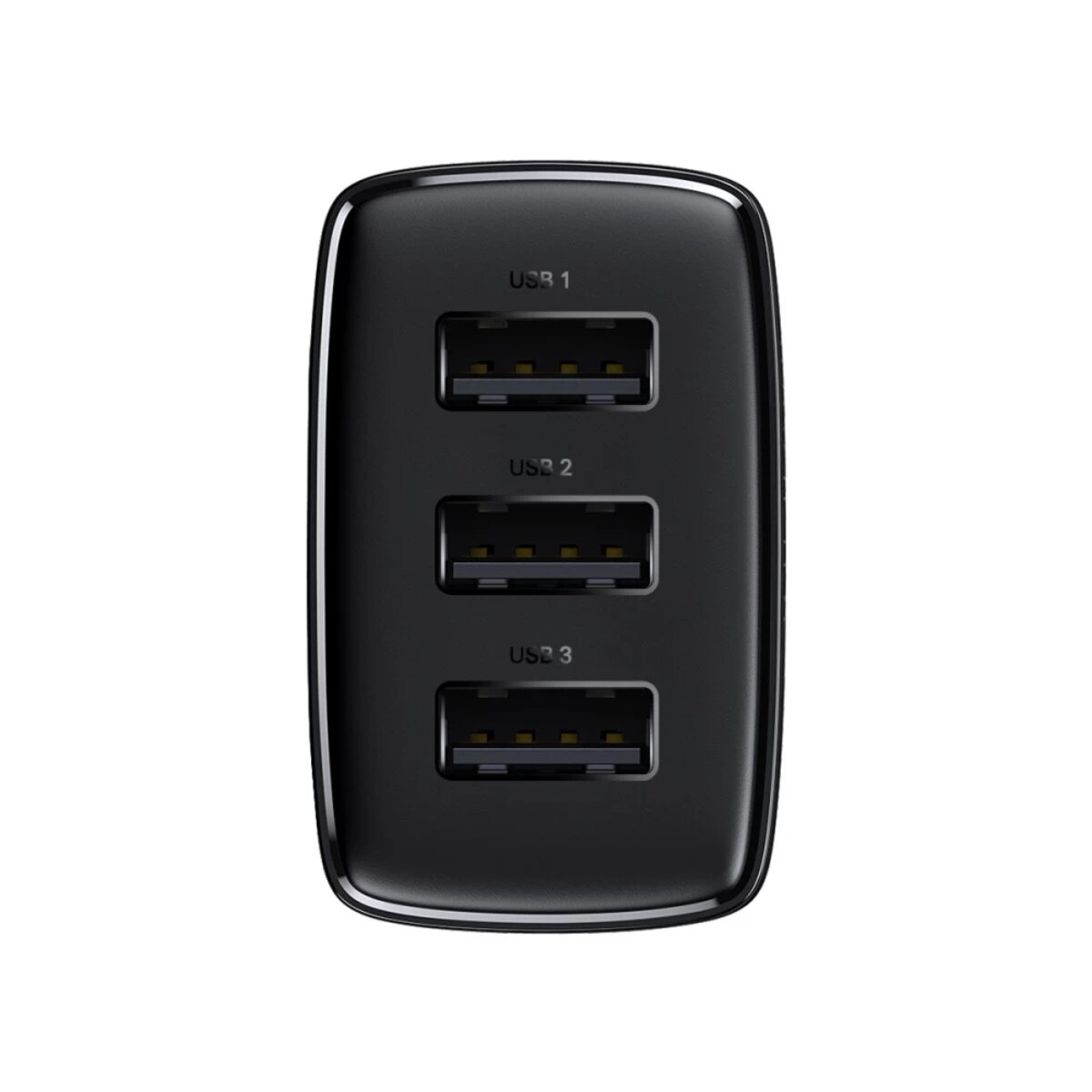 Мережевий зарядний пристрій Baseus Compact  Charger 3U 17W EU Black