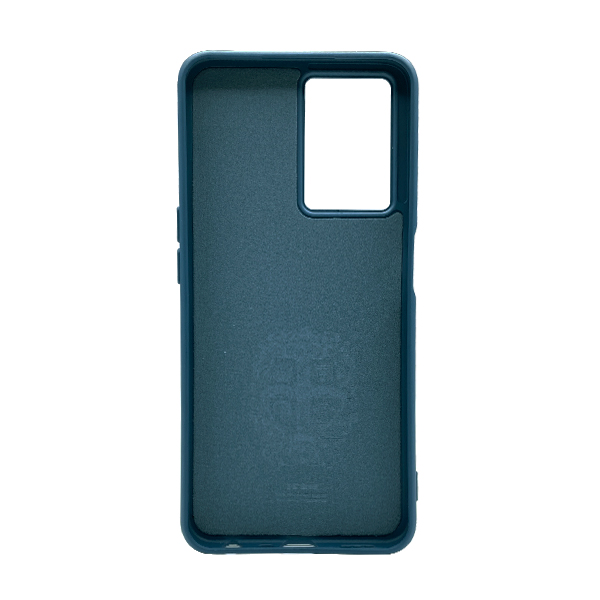 Чехол Original Soft Touch Case for Oppo A57/A57s/A57e 4G Dark Blue with Camera Lens
