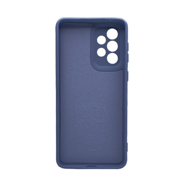 Чехол Original Soft Touch Case for Samsung A73-2022/A736 Dark Blue with Camera Lens