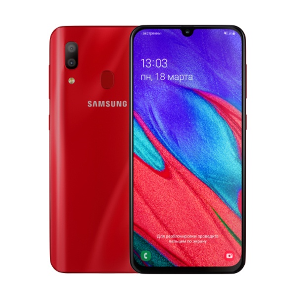 Samsung Galaxy A40 2019 SM-A405F 4/64GB Red (SM-A405FZRD) УЦЕНКА