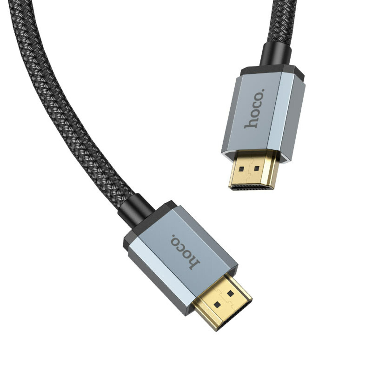 Кабель HOCO US03 HDTV 2.0 Male to Male 4K HD data cable(L=1M) Black