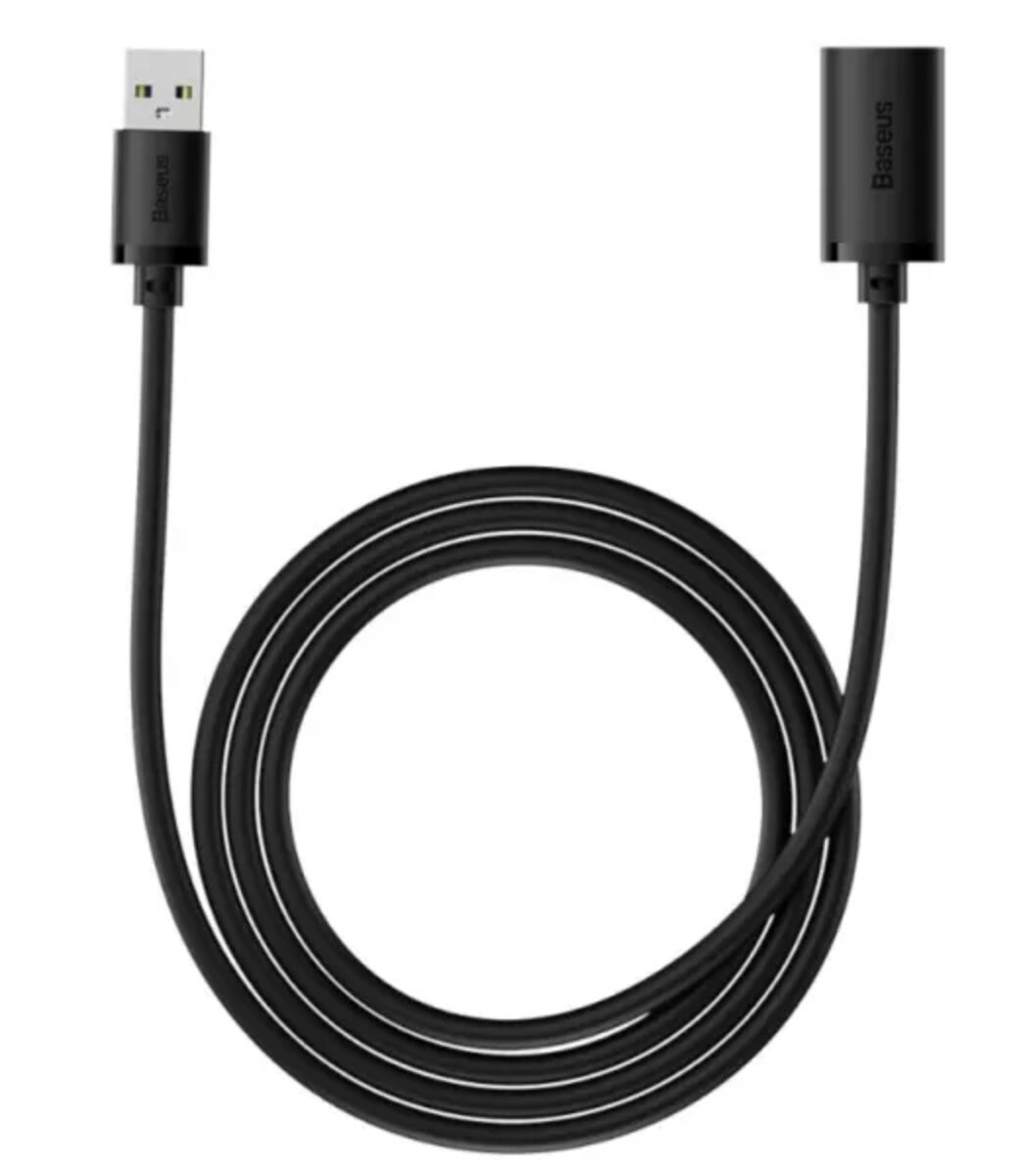 Кабель-подовжувач Baseus AirJoy Series USB3.0 Extension Cable 2m Cluster Black