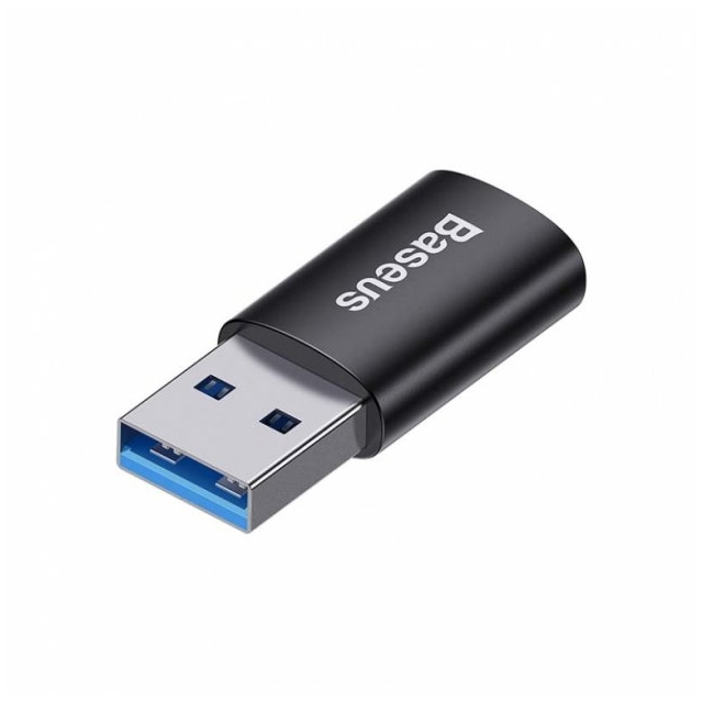 Перехідник Baseus Ingenuity Mini OTG USB 3.1 to Type-C Black (ZJJQ000101)