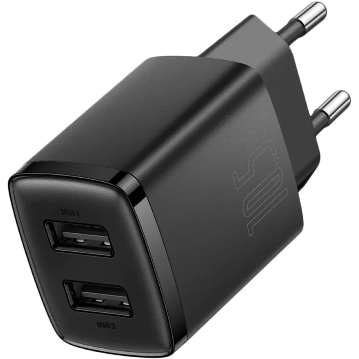 Мережевий зарядний пристрій Baseus Compact Charger 2U 10.5W EU Black