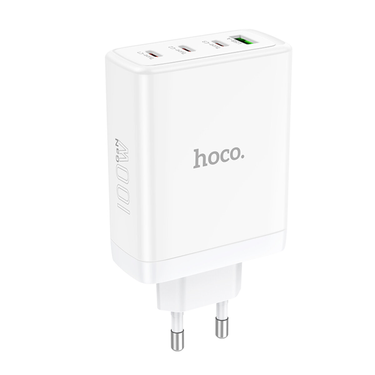 Мережевий зарядний пристрій HOCO N31 Leader PD100W four-port(3C1A) fast charger White