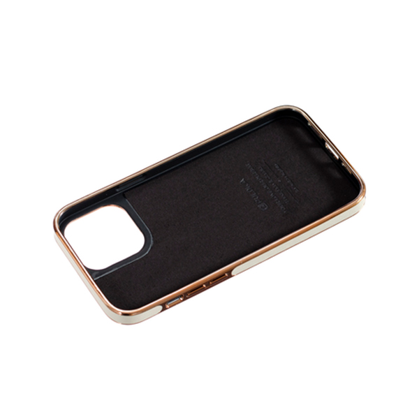 Чехол Puloka Leather Case для iPhone 13 Pro Max White
