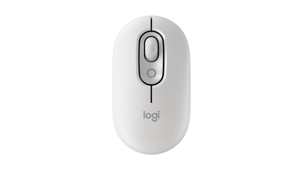 Миша бездротова Logitech Pop Mouse with Emoji Off-White (910-007411)