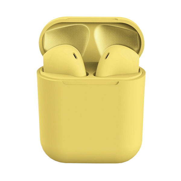 Bluetooth Наушники Air in Pods i12-TWS + Pop Up Yellow