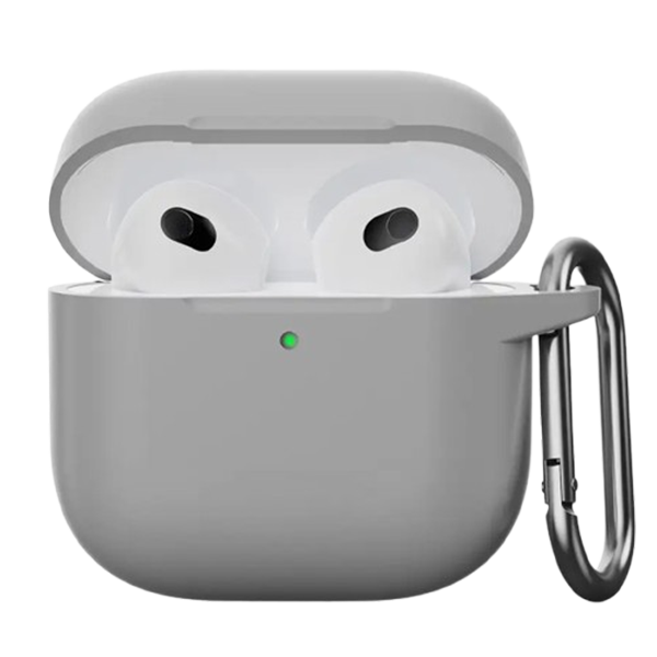 Футляр для навушників AirPods 4 Ultra Thin Case Light Grey