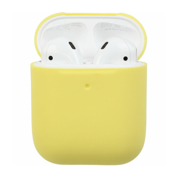 Футляр для навушників AirPods 2 Ultra Thin Case Yellow