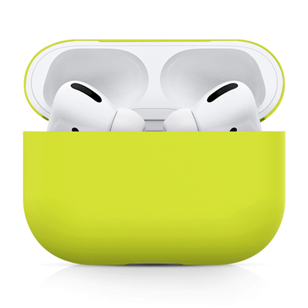 Футляр для наушников AirPods  Pro Ultra Thin Case Lemon Yellow