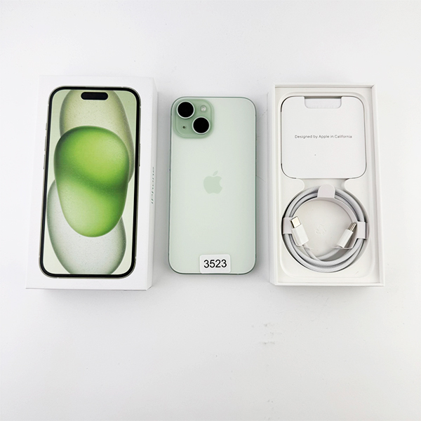 Apple iPhone 15 128GB Green Б/У №3523 (Стан 9/10)