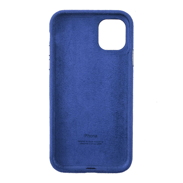 Чохол Alcantara для Apple iPhone 11 Pro Dark Blue