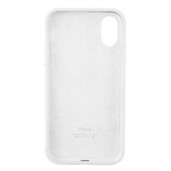 Чохол Alcantara для Apple iPhone XR White