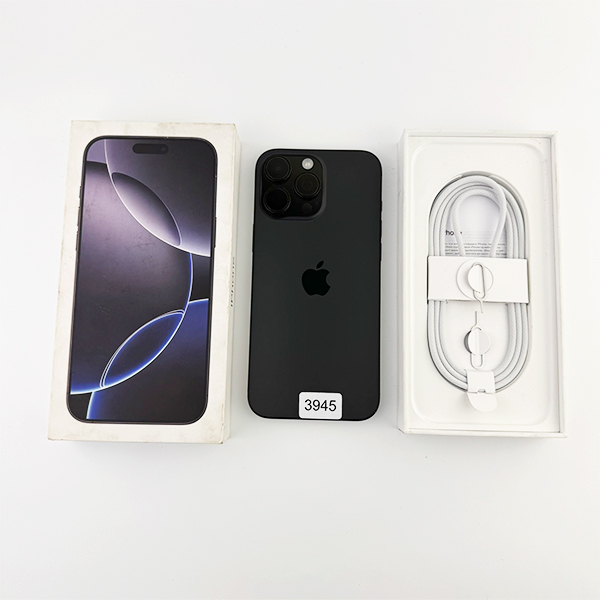 Apple iPhone 16 Pro Max 256GB Black Titanium Б/У №3945 (Стан 9/10)