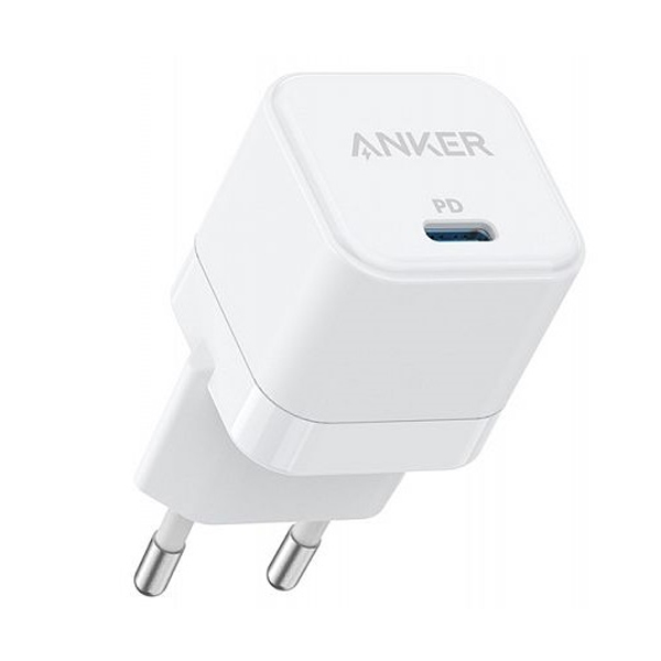 МЗП Anker USB Wall Charger PowerPort III 20W Cube PD USB-C White (A2149G21)