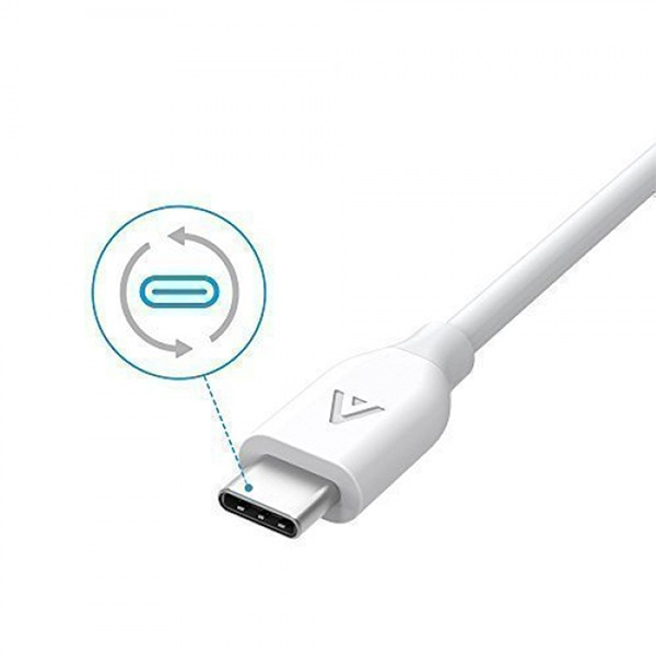 Кабель Anker Powerline USB-C to USB-A 3.0 0.9 м V3 White (A8163G21)