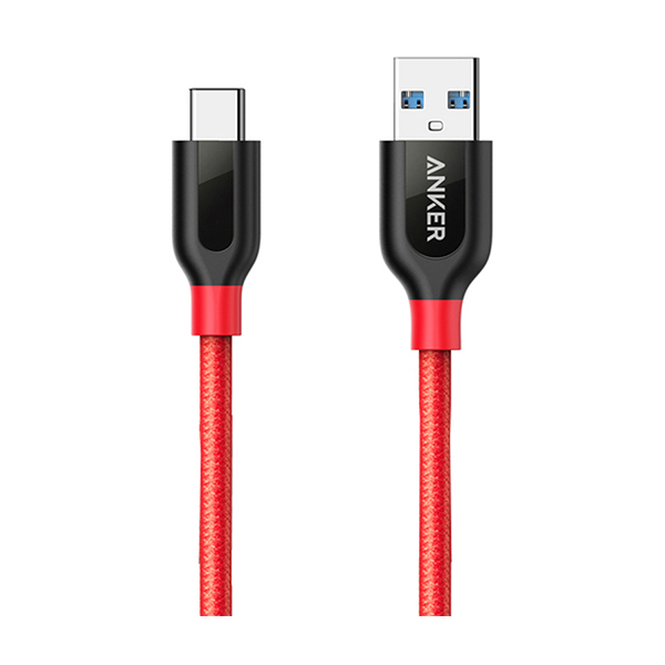 Кабель Anker Powerline+ V3 USB-C to USB-A 3.0 0.9m Red
