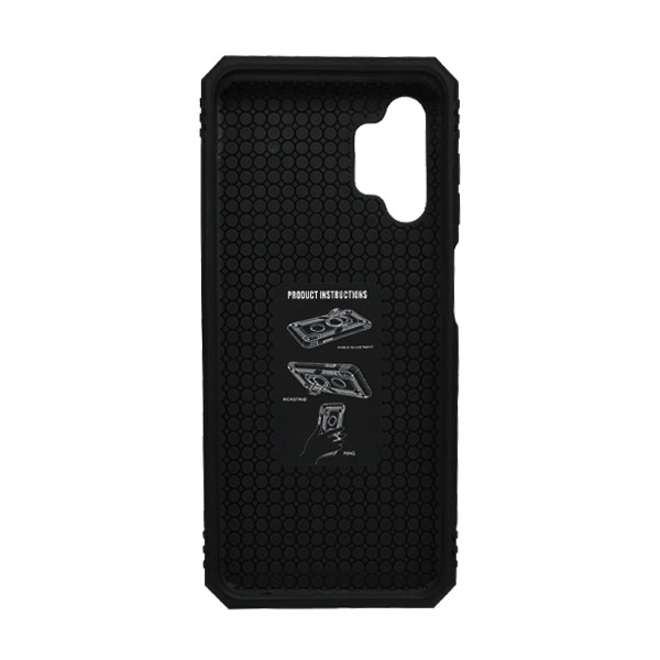 Чехол Armor Antishock Case для Samsung A13/A135/A32/А326 5G with Ring Black