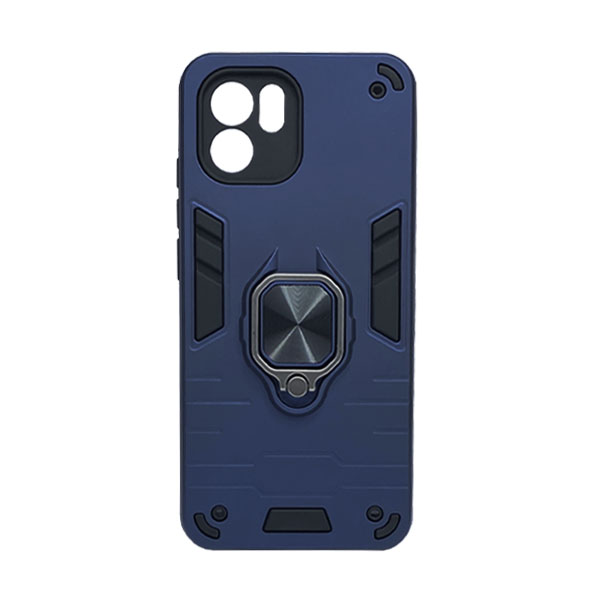 Чохол Armor Antishock Case для Xiaomi Redmi A1/A2 with Ring Dark Blue with Camera Lens