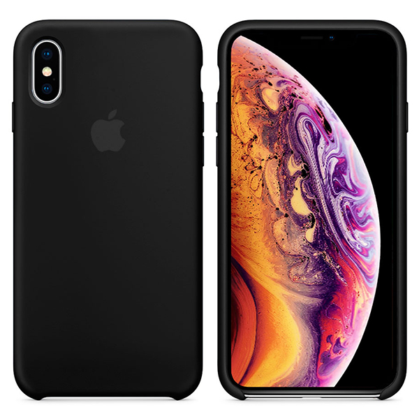 Чехол Soft Touch для Apple iPhone X/XS Black