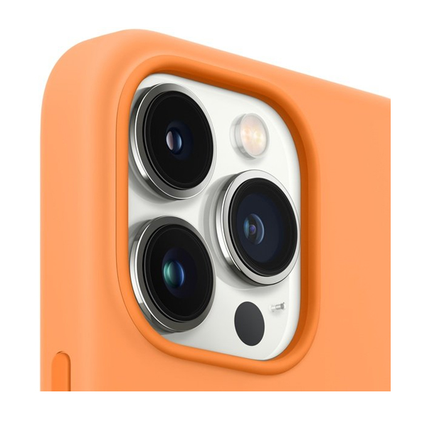 Чехол Apple Silicon Case with MagSafe для Apple iPhone 13 Pro Max Marigold