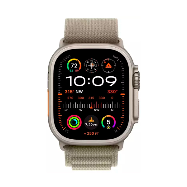 Ремінець для Apple Watch 49mm Olive Alpine Loop L (MT5V3ZM/A)