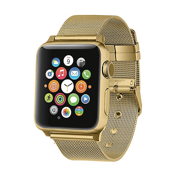 Ремешок для Apple Watch 42mm/44mm Milanese Loop Watch Band with buckle Gold
