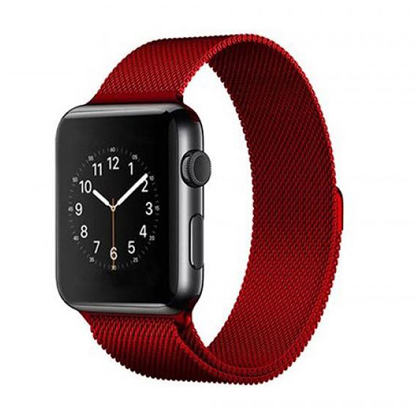 Ремешок для Apple Watch 42mm/44mm Milanese Loop Watch Band Red