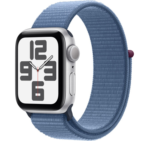 Смарт-годинник Apple Watch Series SE 2 40mm Silver/Winter Blue Sport Loop (MRE33) українська версія