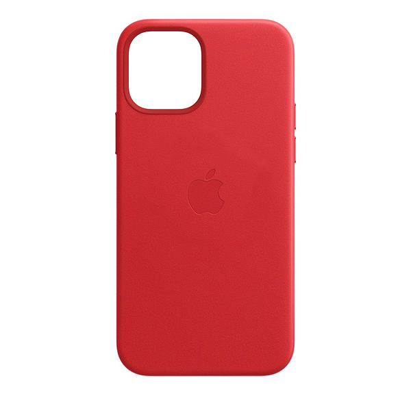 Чехол Apple iPhone 12 Mini Leather Case with MagSafe Product Red (MHK73)