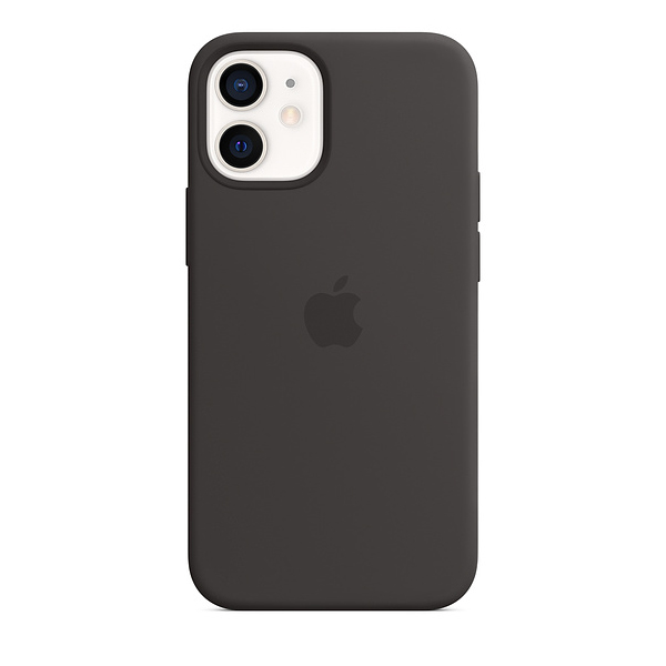 Чехол Apple iPhone 12 Mini Silicone Case with MagSafe Black (MHKX3)