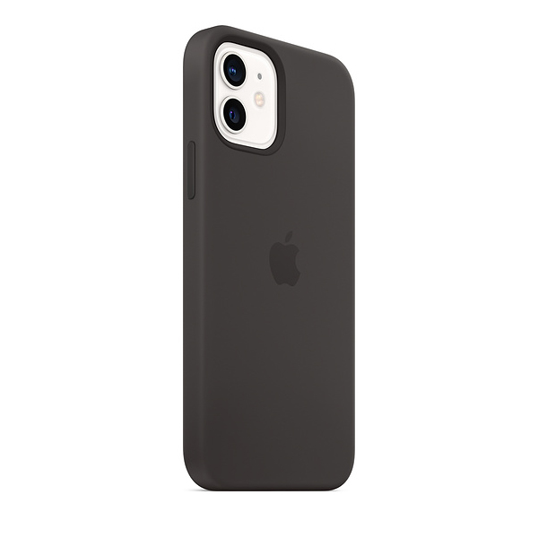 Чехол Apple iPhone 12 Mini Silicone Case with MagSafe Black (MHKX3)