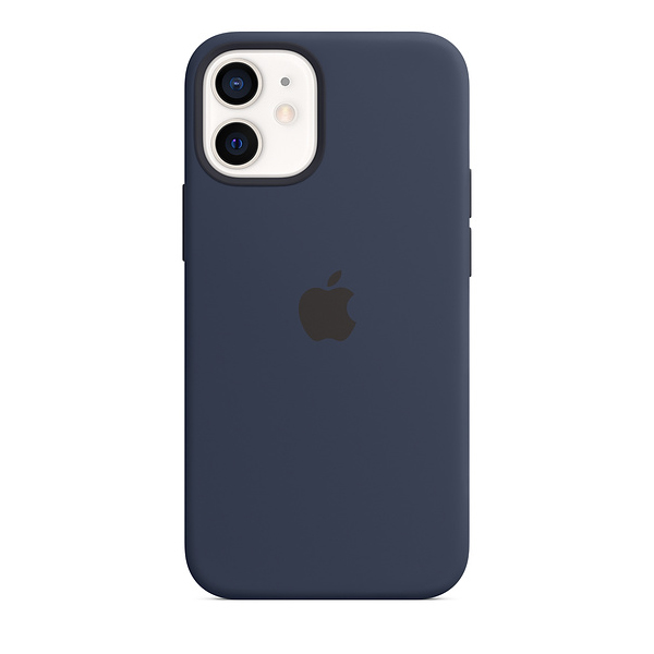 Чохол Apple iPhone 12 Mini Silicone Case with MagSafe Deep Navy (MHKU3)