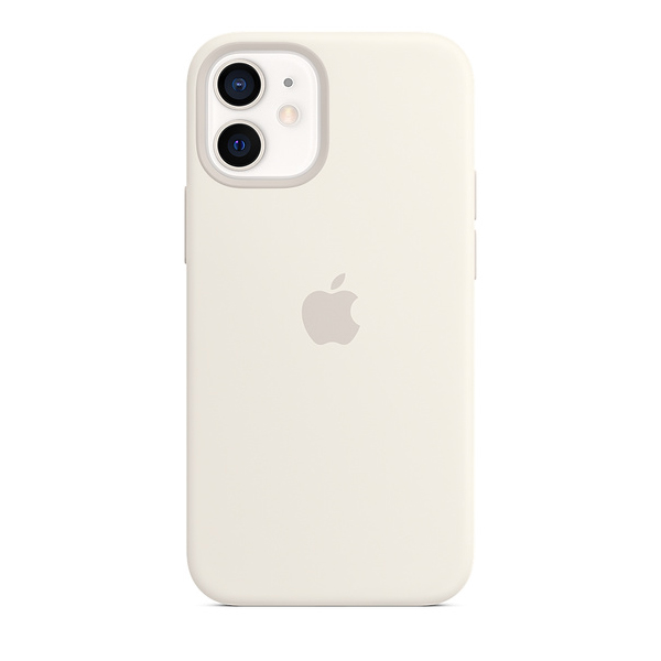 Чехол Apple iPhone 12 Mini Silicone Case with MagSafe White (MHKV3)