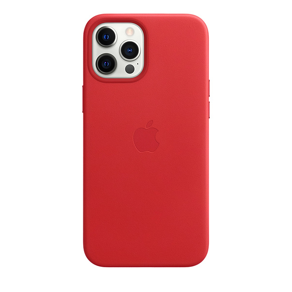 Чохол Apple iPhone 12 Pro Max Leather Case with MagSafe Product Red (MHKJ3)