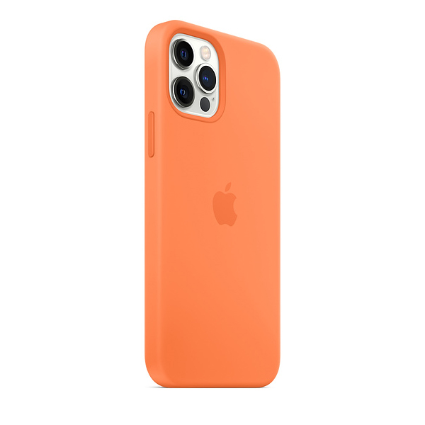 Чехол Apple iPhone 12 Pro Max Silicone Case with MagSafe Kumquat (MHL83ZE/A)