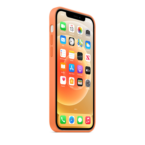 Чохол Apple iPhone 12 Mini Silicone Case with MagSafe Kumquat (MHKN3ZE/A)